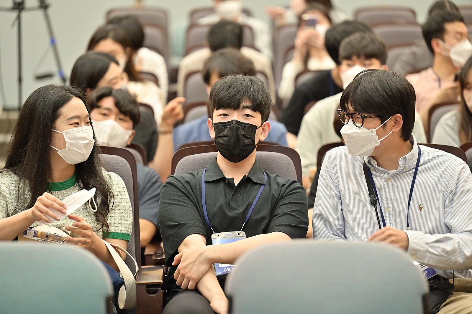 발대식 시작 전 2