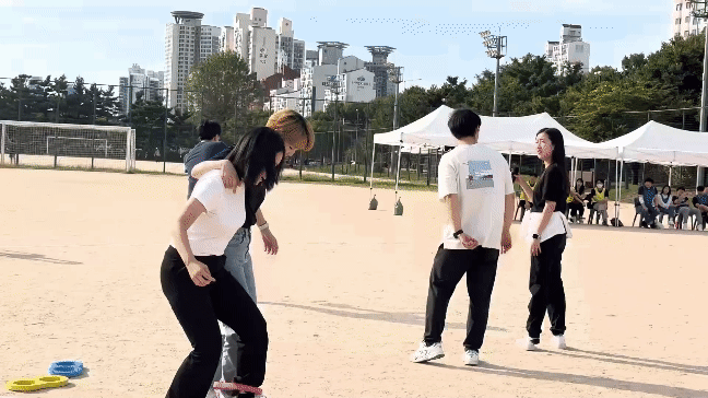 미션 이어달리기 시범 2